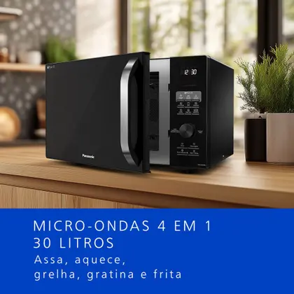 Melhor Micro-ondas 30 Litros - Mais Completo – Panasonic NN-CD89NBRUK