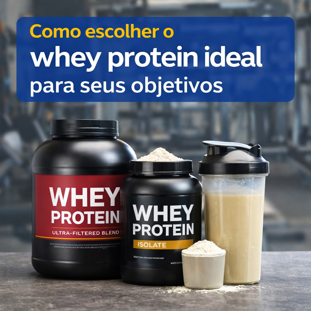 como escolher o whey protein ideal para seus objetivos