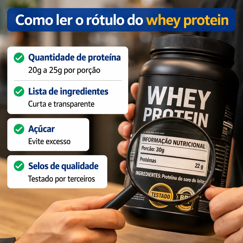 como escolher whey protein de qualidade lendo o rótulo
