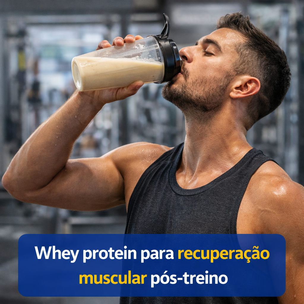 whey protein para recuperação muscular pós treino