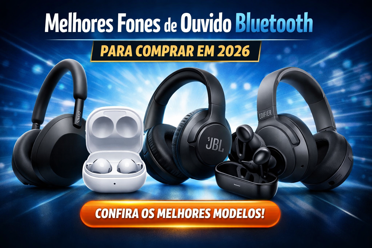 Melhores Fones de Ouvido Bluetooth para Comprar em 2026 (Atualizado)